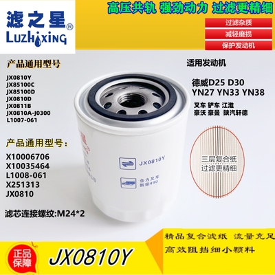 x251313JX0810Y云内叉车机油滤芯