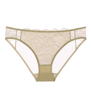 蕾丝三角裤性感透气纯棉裆底裤红色内裤<不支持7天无理由退货>