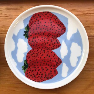 (上海仓现货) Marimekko Mansikkavuoret圆盘 草莓山