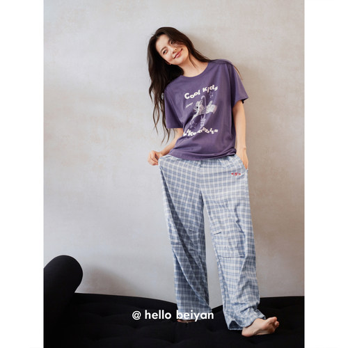 夏季薄款莫代尔棉女士睡衣家居服