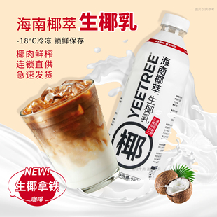 越王头生椰乳瓶装生打椰同款椰萃冷冻生椰拿铁咖啡年货饮料980g