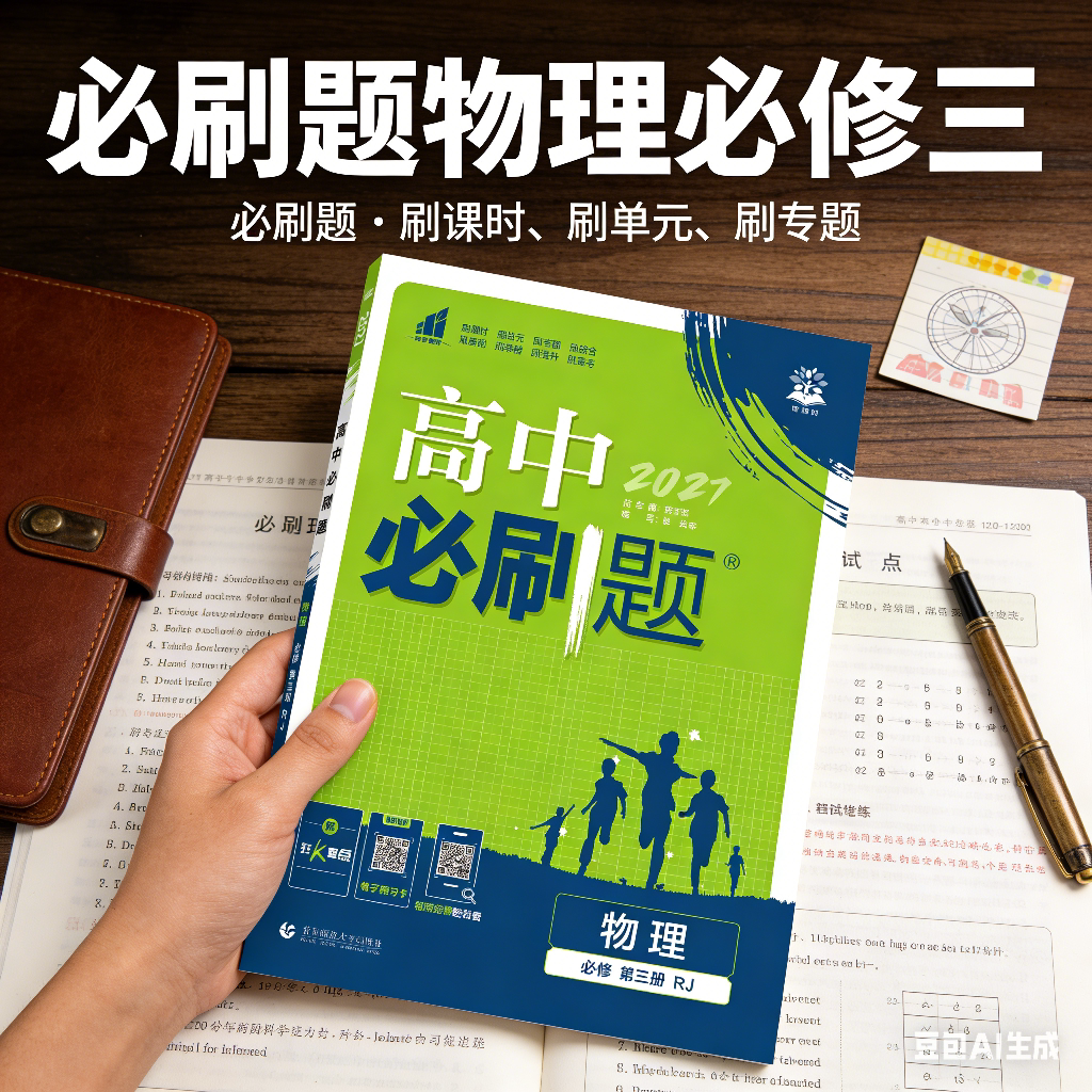 2026 物理必修三必刷题人教版/鲁科版/教科版/粤教版/江苏版 高一下高二上册数学物理化学生物练习册 高中必刷题物理必修第三册图片