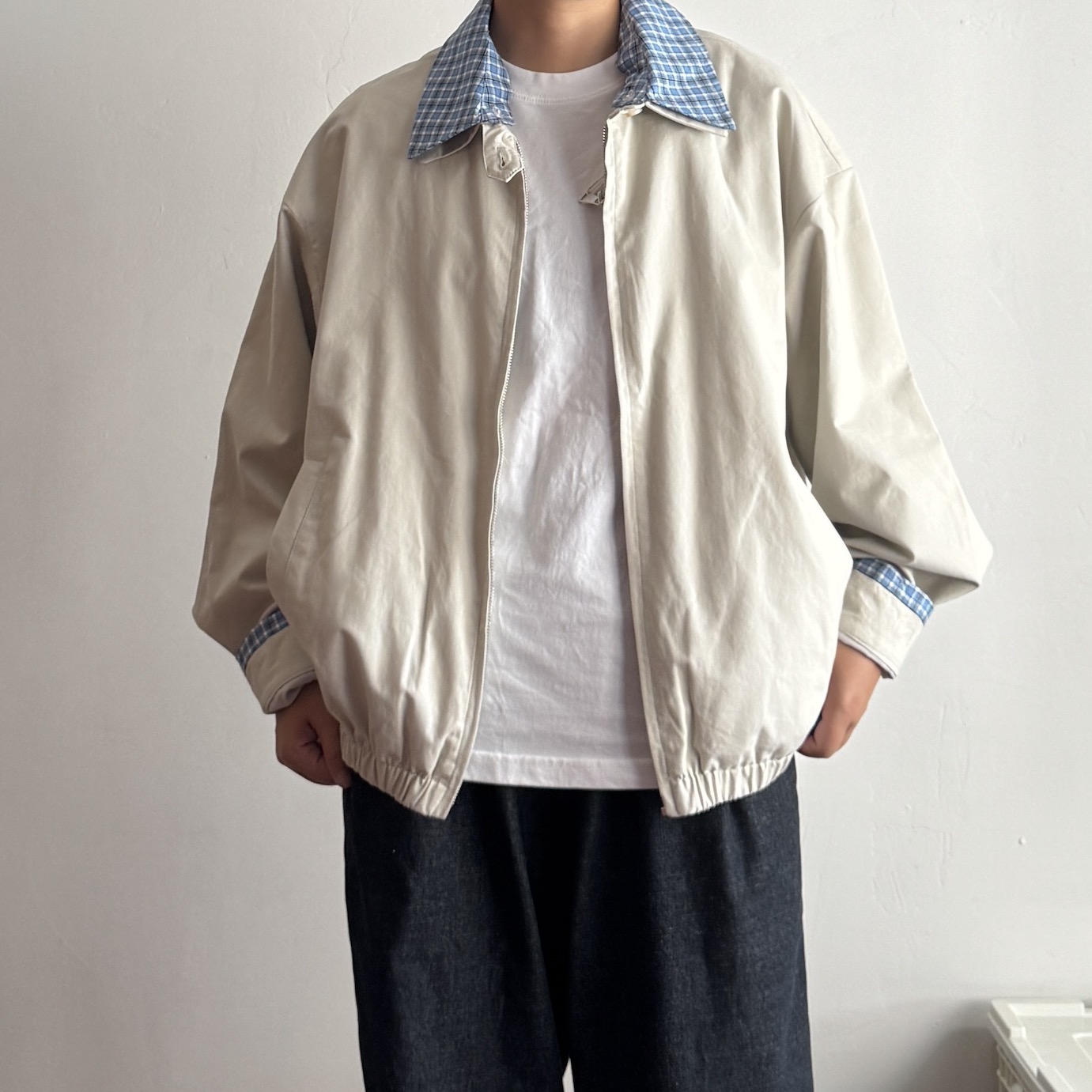 south life秋冬日系少年感双色翻领拼色可拆卸双层领夹克外套男女