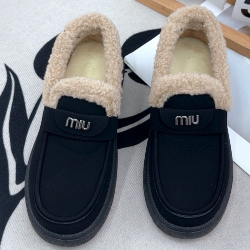 冬季加绒新款雪地靴一脚蹬及踝靴女棉鞋保暖厚底妈妈棉鞋圆头平底,女鞋,时尚雪地靴,淘宝优惠券,粉丝福利购,淘宝优惠卷