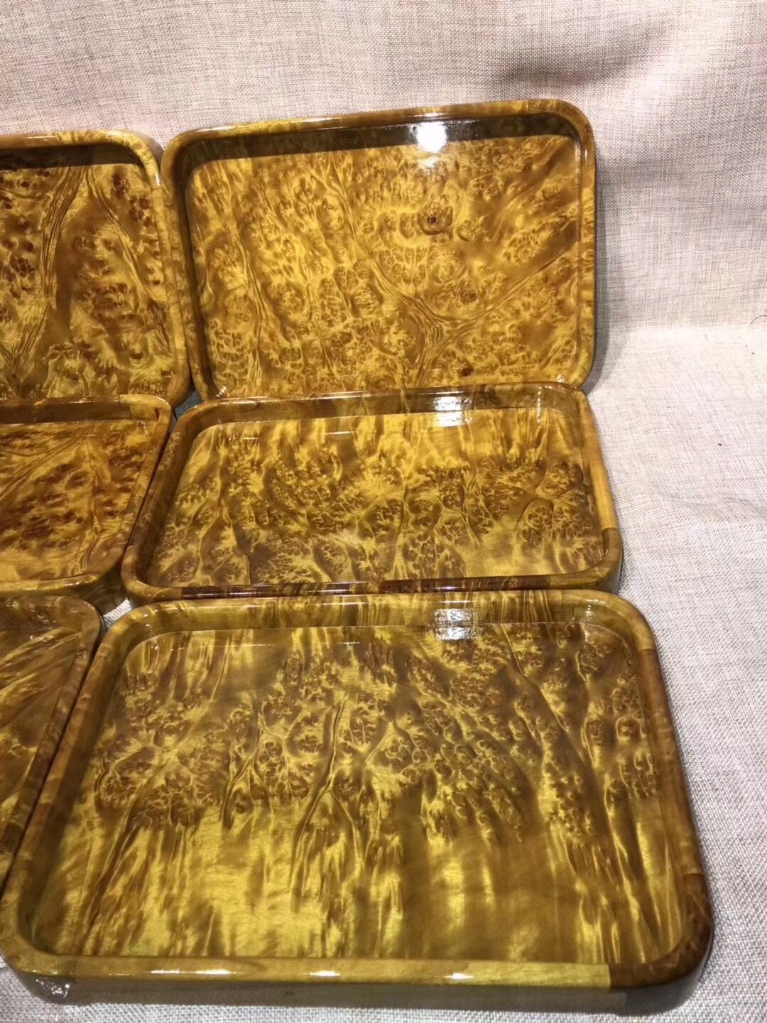 黄金樟满瘤疤托盘金丝楠木文承盘实木独板工艺水果盘茶拖家居饰品