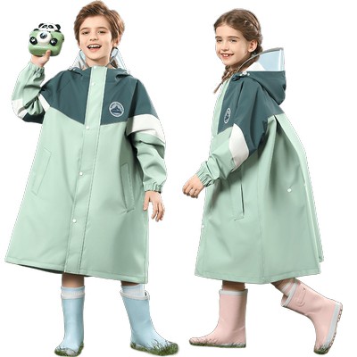 【特大加厚】儿童雨衣上学专用