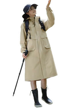 户外长款三合一硬壳冲锋衣女全身防暴雨防水防风成人外穿加厚雨衣