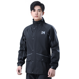 备美雨衣男款套装成人外穿暴雨全身摩托车骑行外卖骑手专用分体式