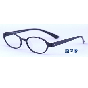 韩版超轻TR90眼镜架近视女款眼镜框男式椭圆形平光全框带鼻托软腿