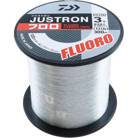 DAIWA达亿瓦JUSTRON300m碳线日本进口高强度耐磨泛用碳素线钓鱼用