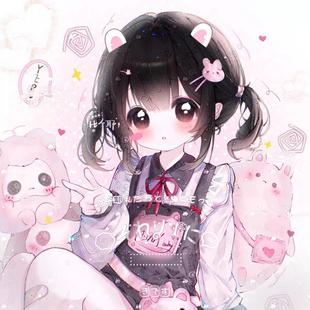 打包60张 卡通女生动漫头像扭蛋原创圈高清无水印 萌物番伊伊直购