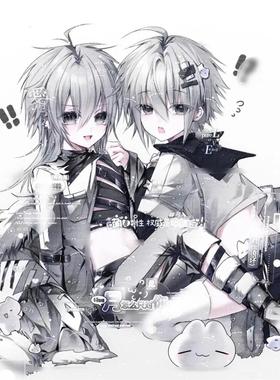 3张+psd 回忆×彦直购 双男生插画头像壁纸扭蛋原创圈高清无水印