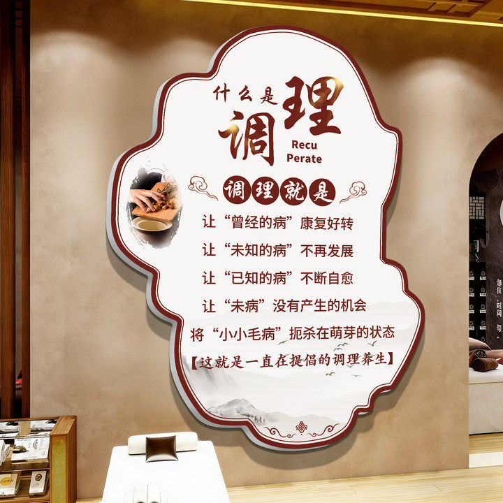 中医养生馆装饰画极速发货图片