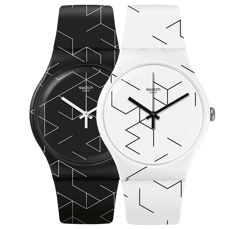 swatch斯沃琪瑞士手表和平饭店艺术中心特别设计纪念款suow164