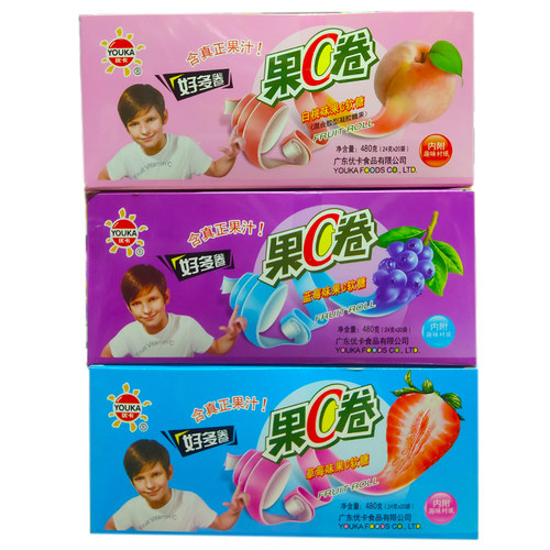 优卡果c卷水果味胶型凝胶糖果