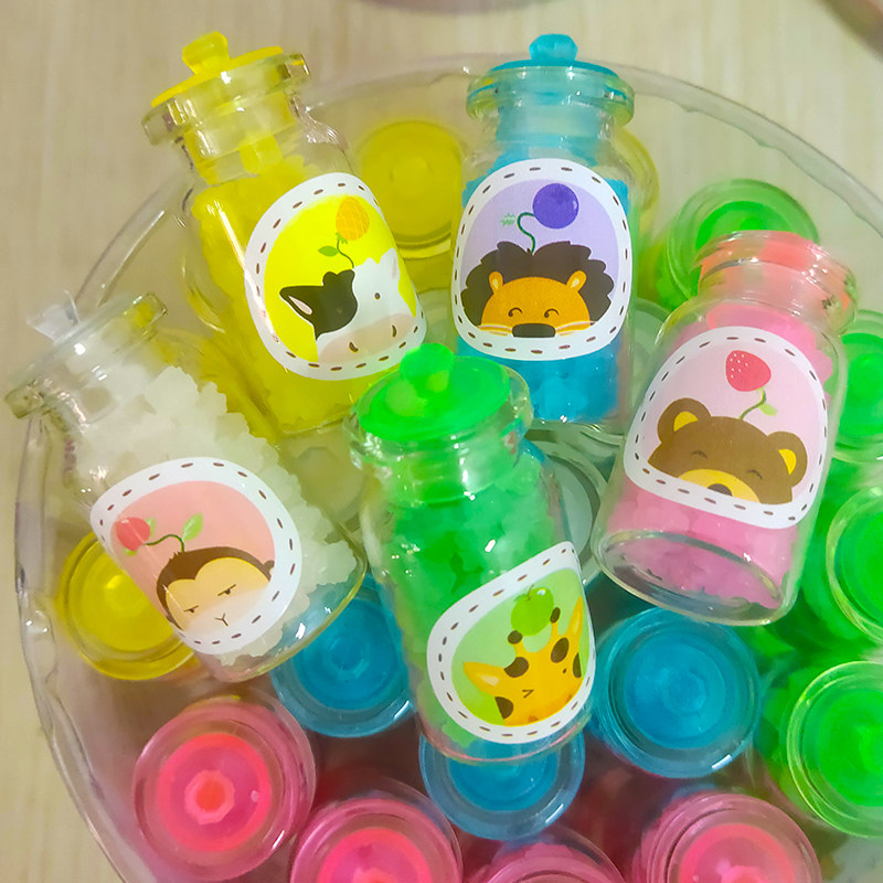 悠牛许愿漂流玻璃瓶星星水晶糖果混合水果味儿时怀旧休闲小零食品