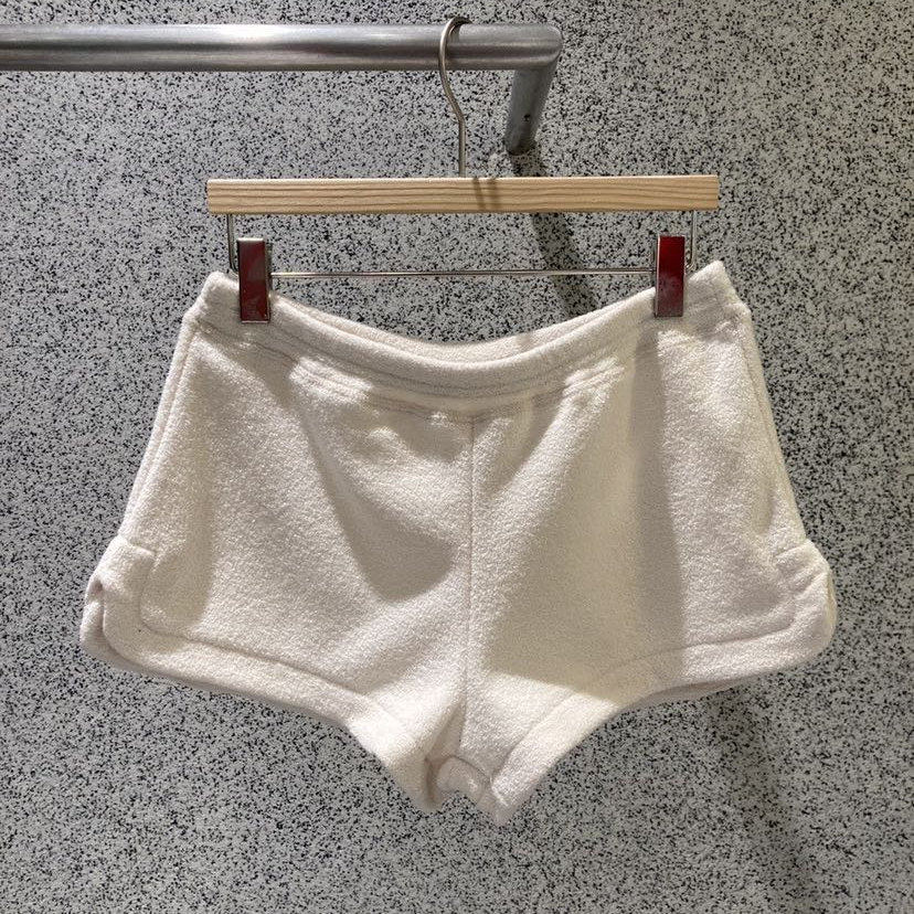 韩国东大门2025春秋新款简约纯色松紧高腰阔腿裤休闲短裤打底裤女,女装/女士精品,休闲裤,淘宝优惠券,粉丝福利购,淘宝优惠卷