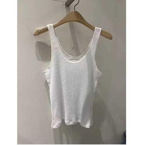 蕾丝花边纯色吊带甜美背心女