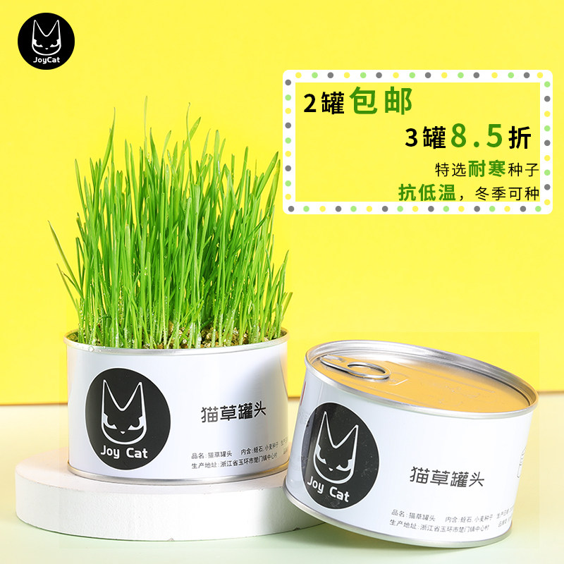 Joycat猫草罐头化毛猫零食无土壤有机猫草毛球小麦猫草原创 小编推荐 Wepost 全民代运 马来西亚中国淘宝代运与集运专家