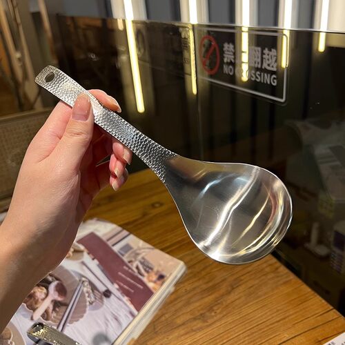 【品质真赞！老板娘自用】304不锈钢家用公勺子分餐勺饭勺汤勺