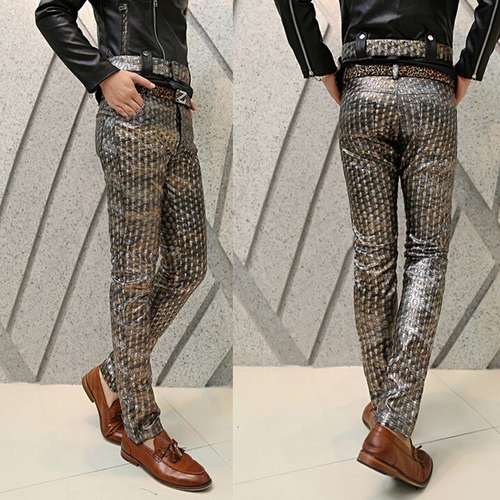 Pantalon cuir homme pour jeunesse pour automne - Ref 1480393 Image 3