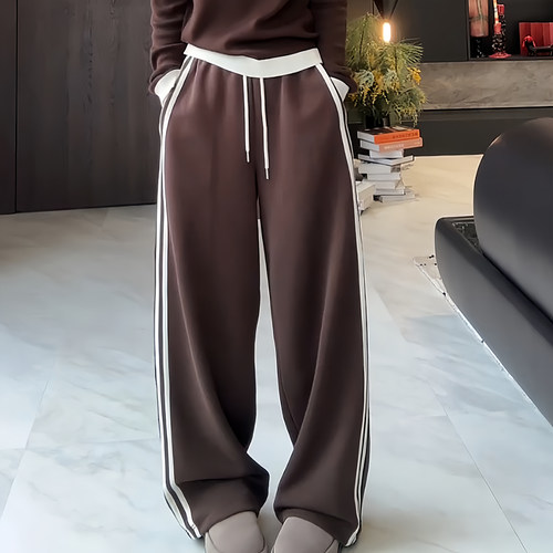 时尚百搭显瘦运动休闲弯刀卫裤