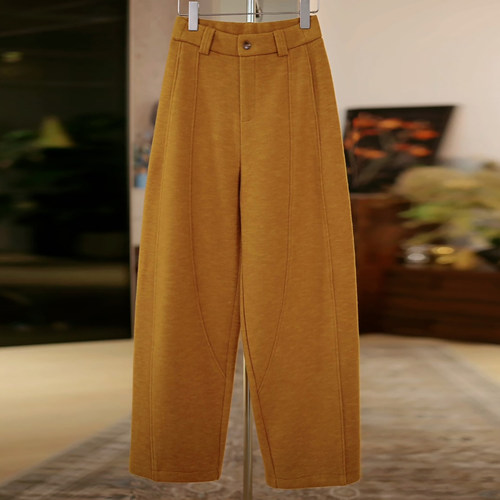 加绒加厚抗皱保暖绵羊毛休闲裤