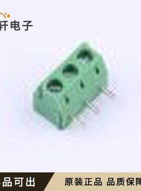 原装DB301R-3.96-3P-GN-S全新弯插,P=3.