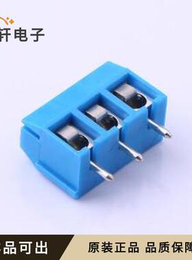 原装DB301V-5.0-3P-BU-P全新插件,P=5mm