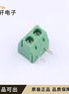 原装DB301R-3.96-2P-GN-S全新弯插,P=3.