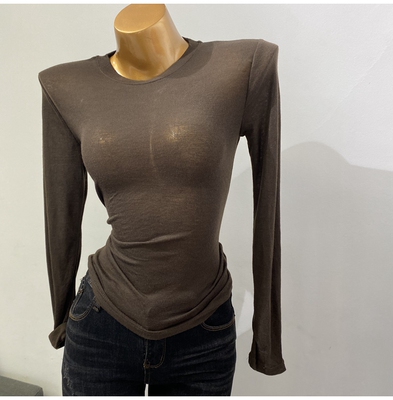 长袖韩版薄款女打底衫内搭T恤秋