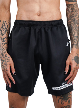 2025SPOx华大训练短裤 黑色
