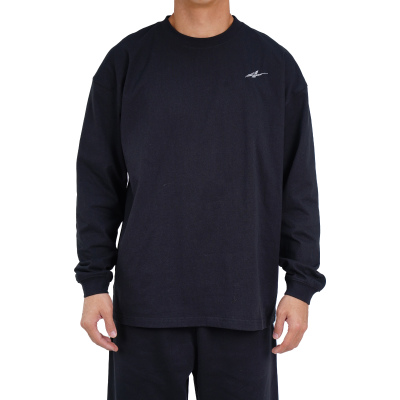 SPO长袖生活t-Diamond 黑色/白色