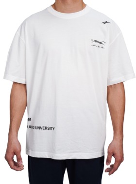 2025SPOx华大短袖生活t恤 白色