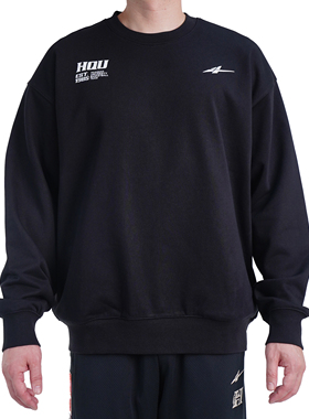 2025SPOxHQU 套头卫衣 黑色