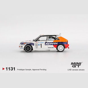 MINIGT 1:64蓝旗亚Lancia Delta HF Integrale Evoluzione #1车模