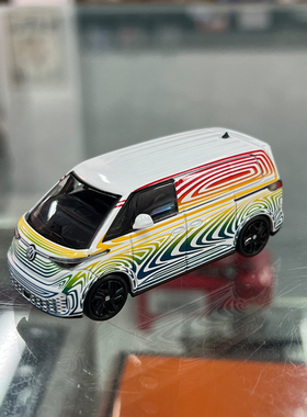 MINIGT 1:64 大众面包车 ID Buzz Prototype Rainbow合金汽车模型