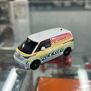MINIGT 1:64 大众面包车 ID Buzz Prototype Rainbow合金汽车模型