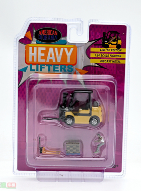 American Diorama 1:64 Figure 叉车搬运工人偶 合金模型 成品