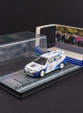 TW 1:64 福特Ford Escort RS Cosworth 合金汽车模型 成品收藏