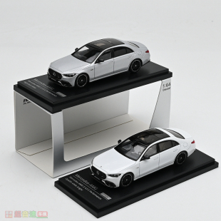 Almost Real AR box 1:64奔驰 AMG S63 E合金汽车模型 成品小比例