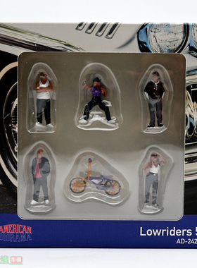 American Diorama 1:64 Figures 人偶 搭配汽车模型场景 成品摆件