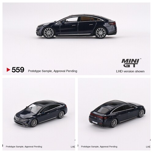 奔驰EQS合金汽车模型minigt580