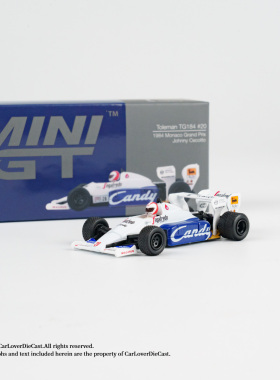 MINIGT 1:64 Toleman TG184 #20 Johnny Cecotto 1984 Monaco车模