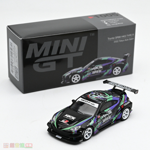 MINIGT 1:64 丰田 GR86 HKS TYPE R 2022 东京沙龙 合金汽车模型