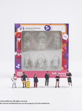 American Diorama 1:64 Figure set Influencers合金人偶搭配模型