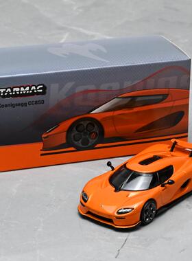 Tarmac Works 1:64 柯尼塞格Koenigsegg CC850 合金汽车模型 橘色