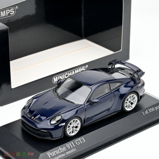 2021 43保时捷911 GT3 合金汽车模型成品 992 MINICHAMPS迷你切