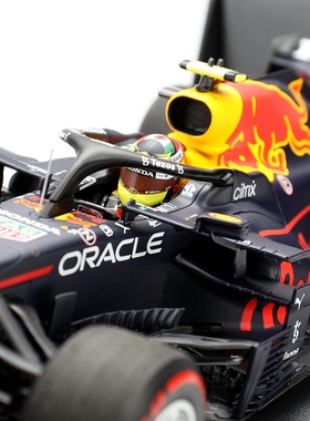 MINICHAMPS 1:18红牛车队RED BULL RB16B F1阿塞拜疆合金汽车模型