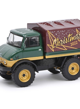 Schuco 1:64 Unimog U406 CHRISTMAS 圣诞版乌尼莫克合金汽车模型